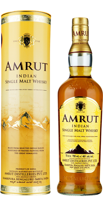 AMRUT Indian Single Malt Whisky 46% 0,70 ltr.