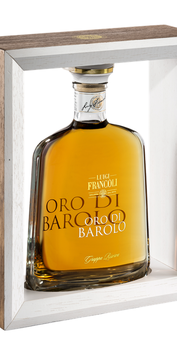 FRANCOLI Grappa Oro di Barolo Riserva 0,70 ltr - in frame