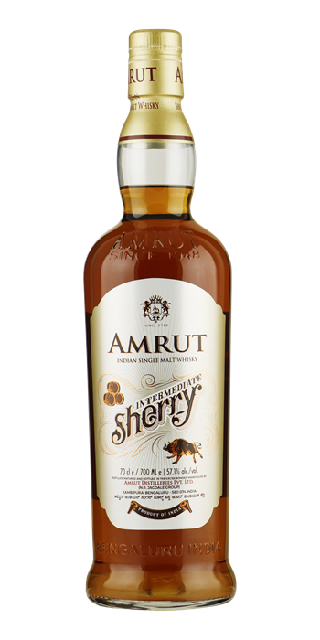 AMRUT Intermediate Sherry Single Malt Whisky 57,1% 0,70 ltr