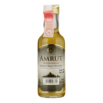 AMRUT Peated Single Malt miniatuur 5cl