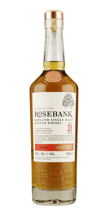 ROSEBANK 31YO Lowland Single Malt 48,1% 0,70 ltr