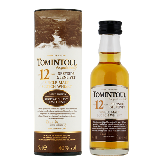 TOMINTOUL 12YO Oloroso Sherry Cask mini 5cl