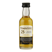TOMINTOUL 25YO miniatuur