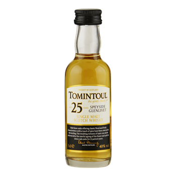 TOMINTOUL 25YO miniatuur