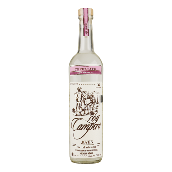 REY CAMPERO Mezcal Tepextate 49% 0,70 ltr