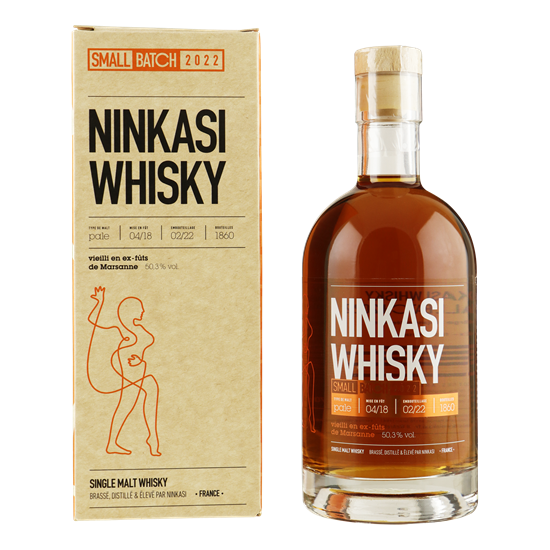 NINKASI French Single Malt Whisky Small Batch 2022 0,70 ltr