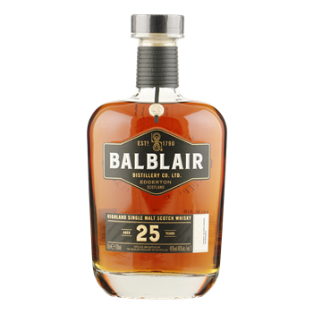 BALBLAIR 25YO Highland Single Malt Whisky 0,70 ltr