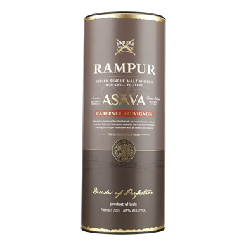 RAMPUR Asava Indian Single Malt Whisky 0,70 ltr