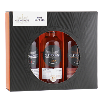 GLENGOYNE 'time keeper'giftpack 3x5cl (12YO/Legacy/18YO)