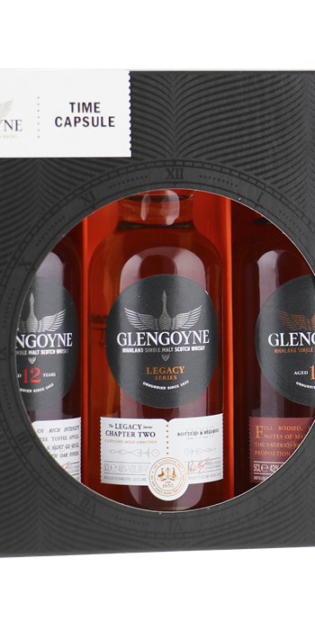 GLENGOYNE 'time keeper'giftpack 3x5cl (12YO/Legacy/18YO)