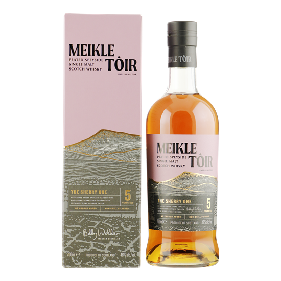 MEIKLE TOIR 5YO The Sherry Peated Speyside Single Malt 0,70l