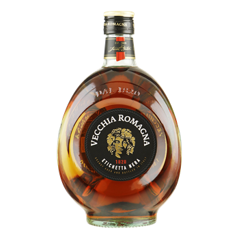 VECCHIA ROMAGNA Nera brandy giftpack + brandy glas