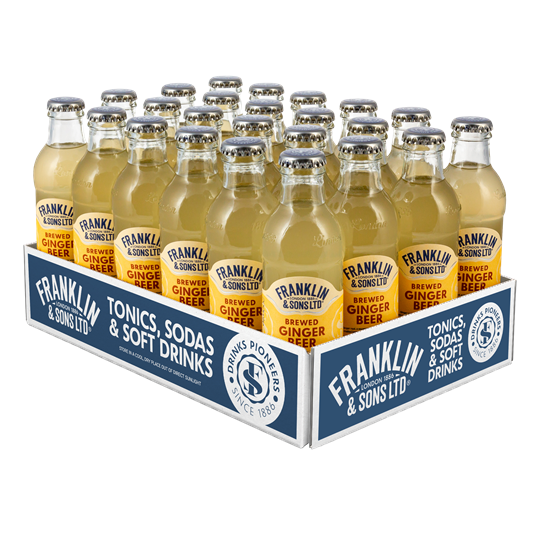 FRANKLIN & SONS Brewed Ginger Beer 24x20cl