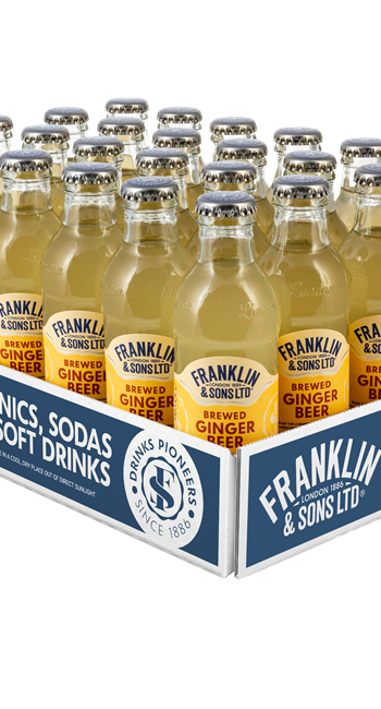 FRANKLIN & SONS Brewed Ginger Beer 24x20cl