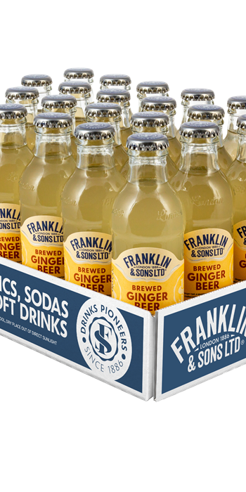 FRANKLIN & SONS Brewed Ginger Beer 24x20cl