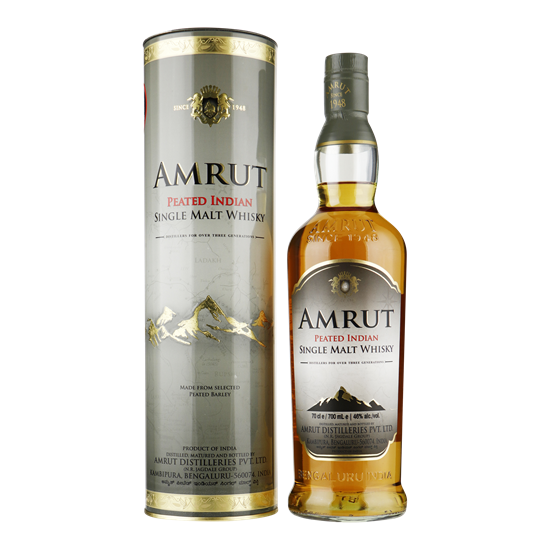 AMRUT Peated Indian Single Malt Whisky 46% 0,70 ltr.