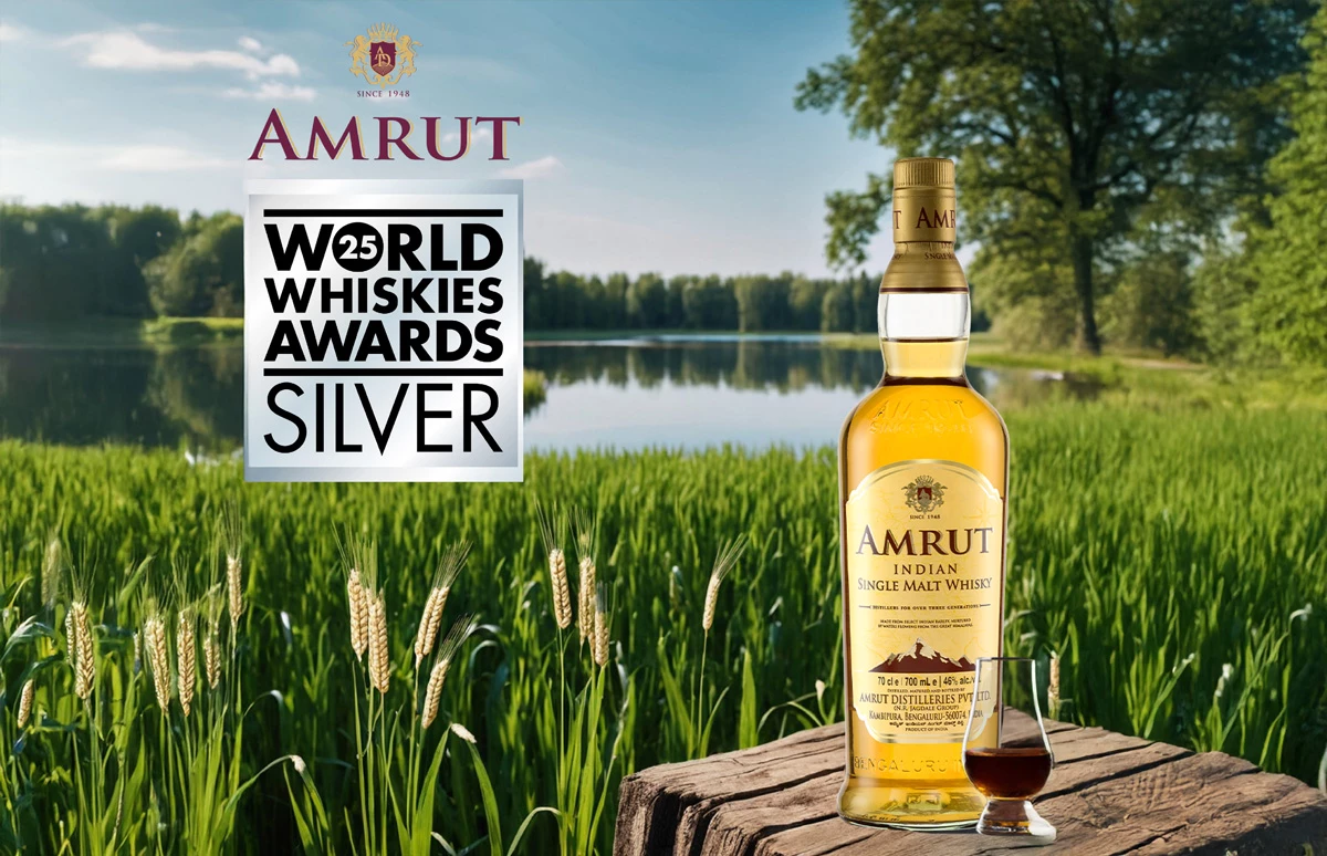 Amrut Indian Single Malt Whisky wint zilver op World Whiskies Awards 2025