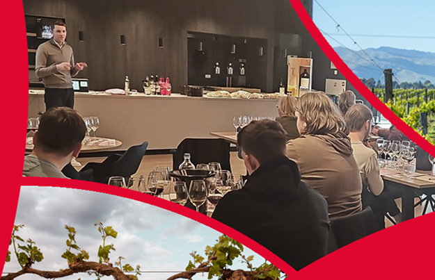 Wijn stond centraal tijdens VAKO-lesdag bij De Monnik Dranken