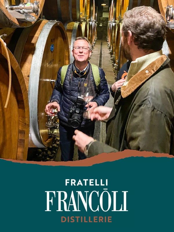 Nederlandse slijters bezoeken Fratelli Francoli Distillerie in Ghemme  sfeer 1