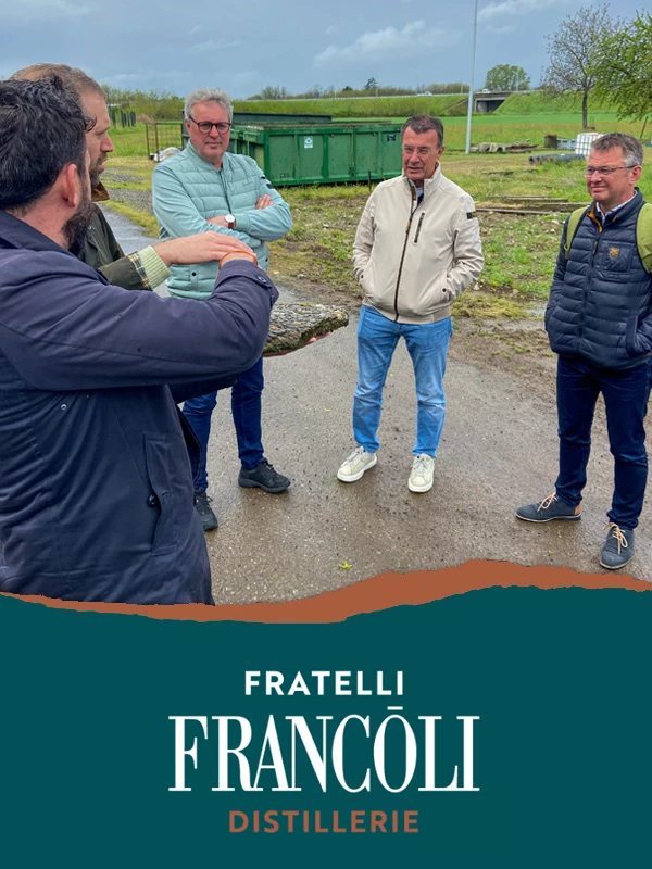 Nederlandse slijters bezoeken Fratelli Francoli Distillerie in Ghemme sfeer 3