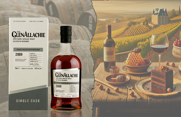 GlenAllachie 15 YO Single Cask Bordeaux Red Wine