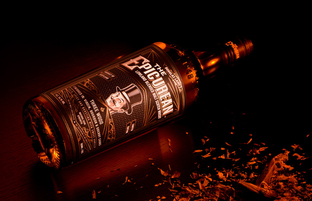 The Epicurean Three Wood Finish