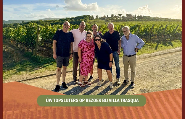 úw topSlijters op bezoek bij Villa Trasqua