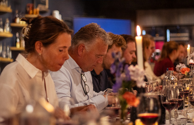 Bellussi & Belpoggio diner in het Experience Centre