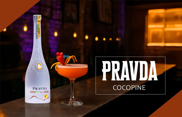 Pravda Cocopine Vodka: tropisch tintje voor de herfst