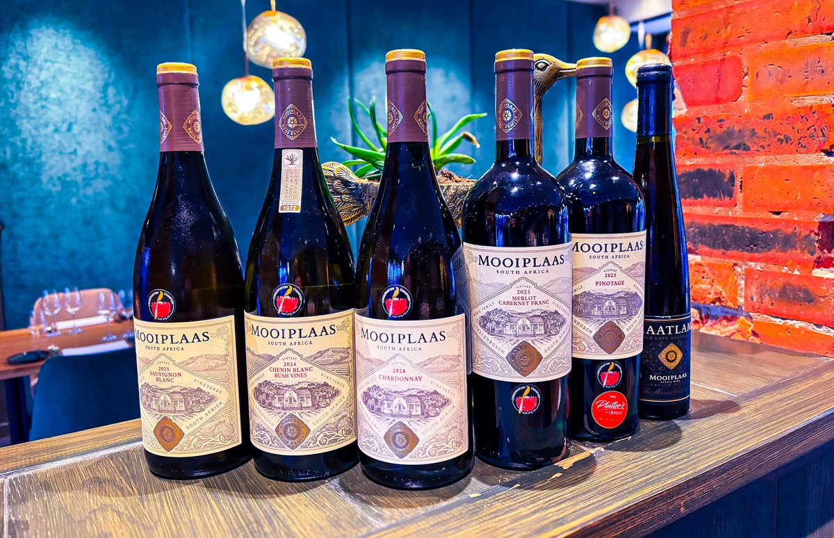 Mooiplaas wijnen bij Southern Cross 2