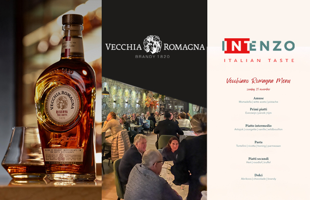 Vecchia Romagna – Maestro of Emotions bij Intenzo Hengelo