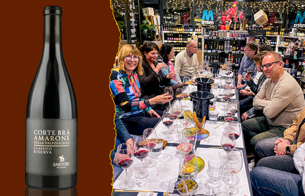 Corte Brà favoriet tijdens Sartori-proeverij bij Mitra Warnsveld