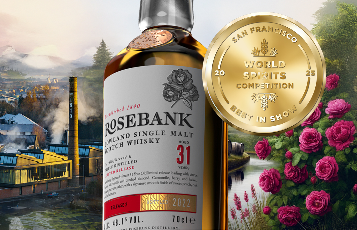 Rosebank 31 Year Old bekroond tot Best in Show Whisky 2025