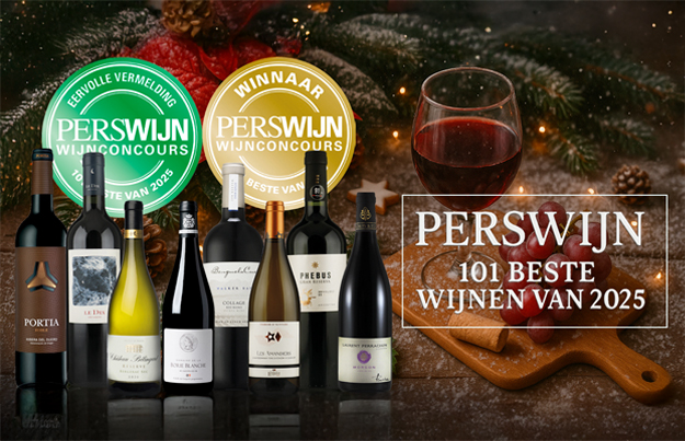 Acht wijnen van De Monnik Dranken opgenomen in Perswijn 101 Beste Wijnen van 2025