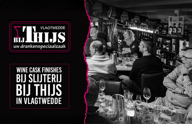Bijzondere masterclass wine cask finishes bij Slijterij Bij Thijs in Vlagtwedde