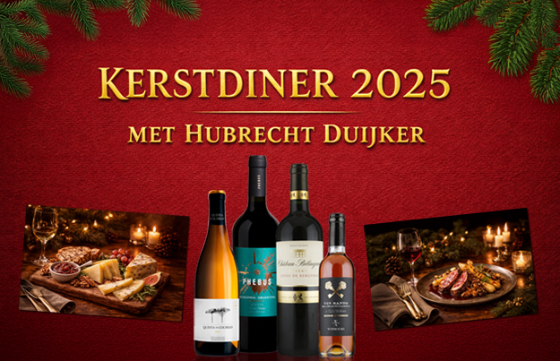 Kerstdiner 2025 met Hubrecht Duijker: wijnsuggesties per gang, van aperitief tot dessert