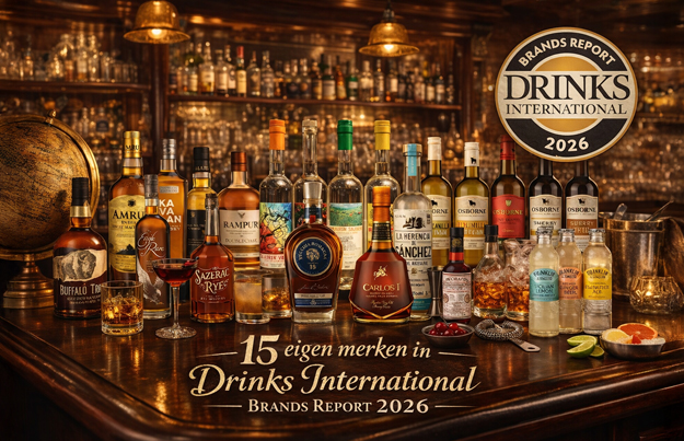 15 eigen merken in Drinks International Brands Report 2026