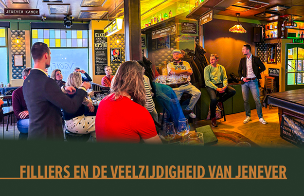 Filliers masterclass bij Van Goyen Jeneverhuis laat veelzijdigheid van jenever zien