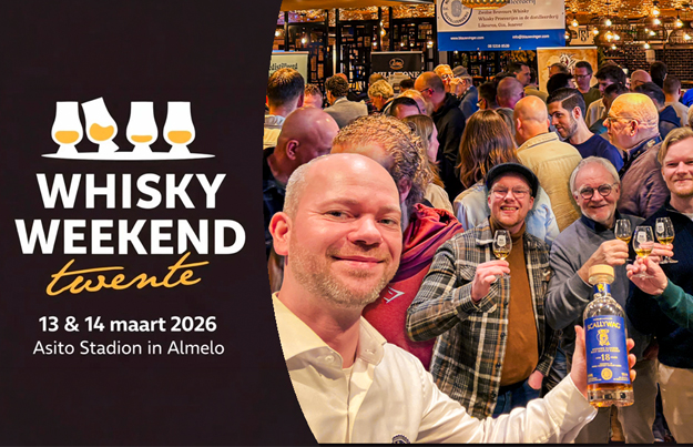 Whisky Weekend Twente 2026: Twentse gezelligheid en een wereld aan whisky