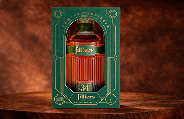 Filliers Single Grain Whisky 34 YO Family Reserve: laatste vat van Louis Filliers