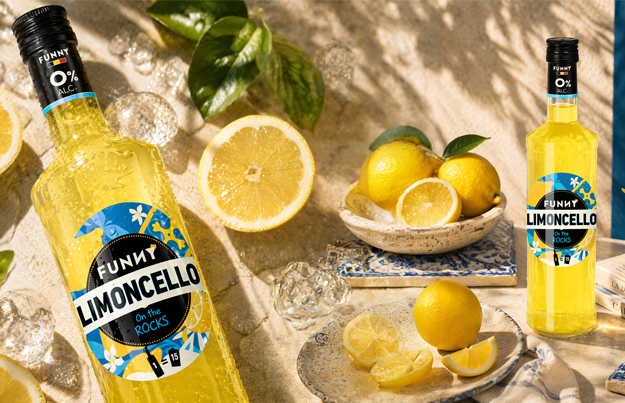 Funny Limoncello 0.0% versterkt het alcoholvrije assortiment van De Monnik Dranken