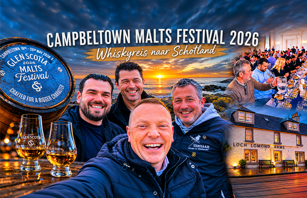 Campbeltown Malts Festival 2026 centraal tijdens whiskyreis naar Schotland