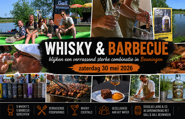Whisky en barbecue blijken een verrassend sterke combinatie in Beuningen