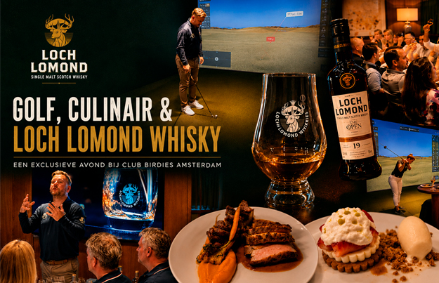 Loch Lomond brengt golf en whisky samen bij Club Birdies Amsterdam