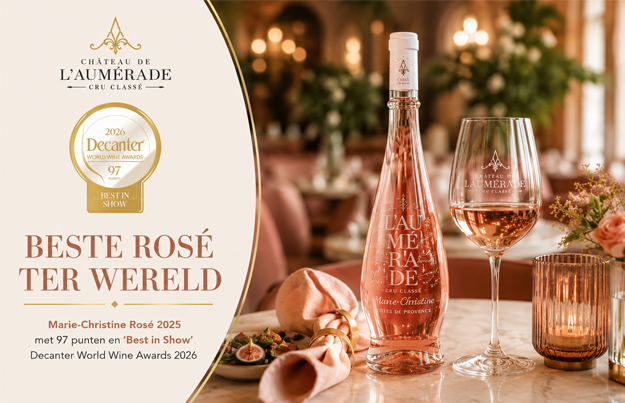 Marie-Christine Rosé 2025 uitgeroepen tot beste rosé ter wereld