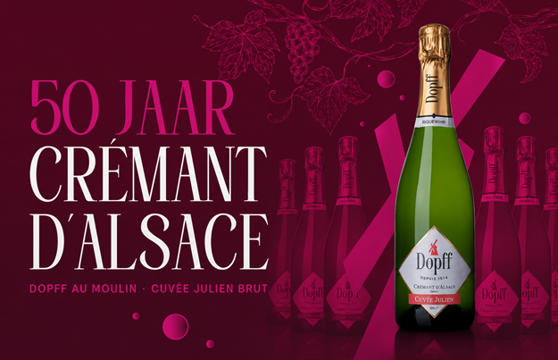Dopff au Moulin markeert 50 jaar Crémant d’Alsace