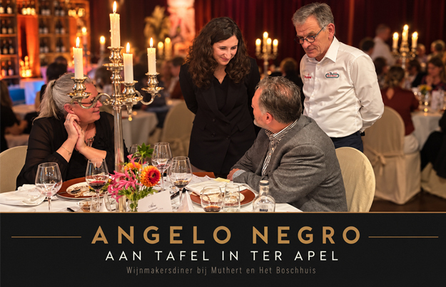 Wijnen van Angelo Negro aan tafel bij Muthert en Het Boschhuis