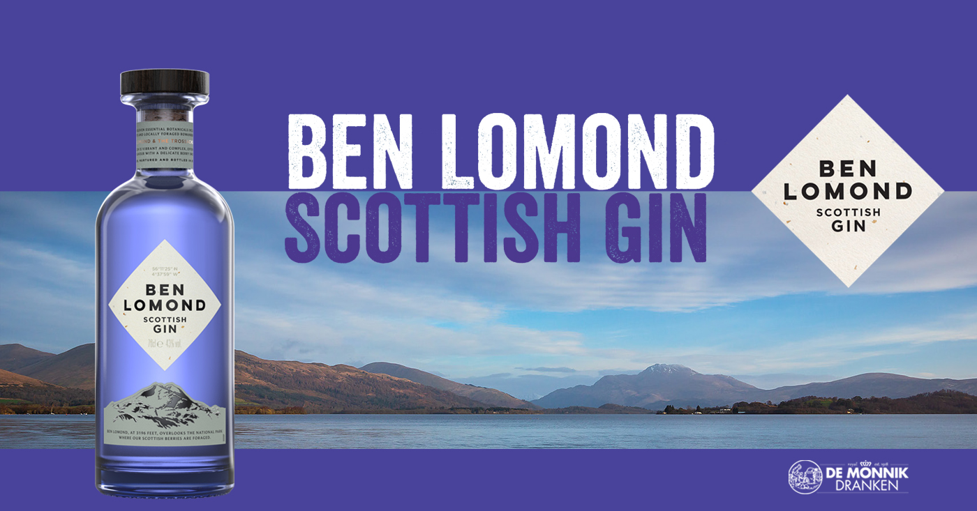 De Monnik Dranken trotse importeur van Ben Lomond Gin