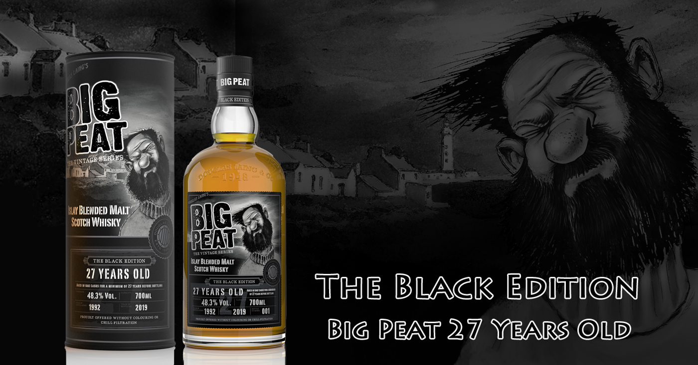 ‘The Black Edition 27YO’ als laatste variant in trilogie Big Peat ‘Vintage’- series