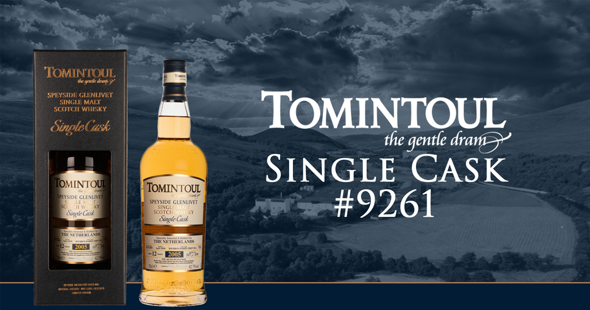 Limited Edition Tomintoul Single Cask #9261 op 100-jarig bestaan De Monnik Dranken
